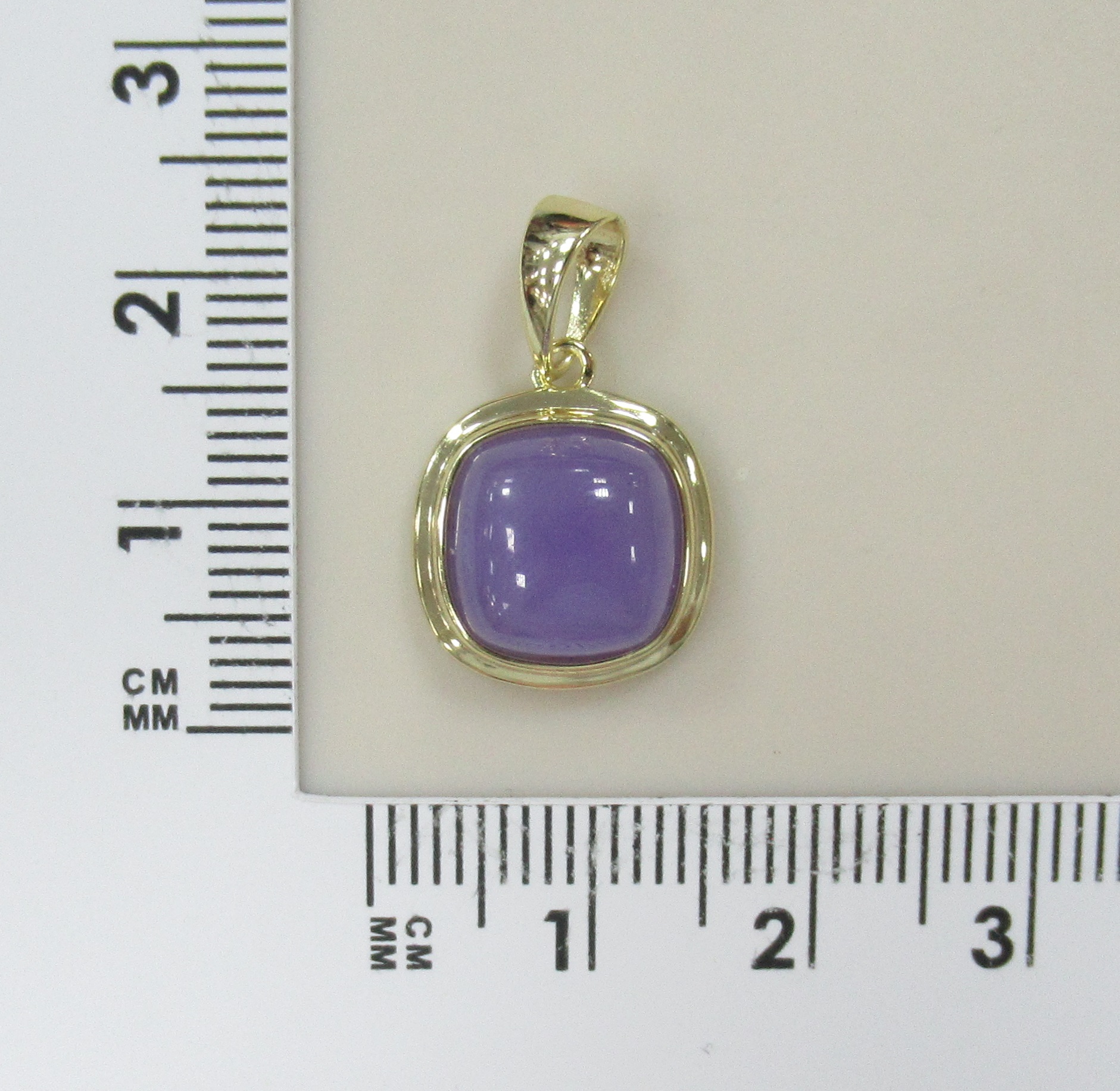 Серебряная подвеска с лавандовым жадеитом